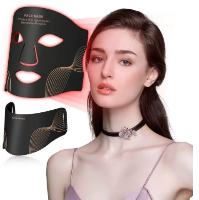 LED Light Therapy Face & Neck Mask – Photon Skin Rejuvenation Device