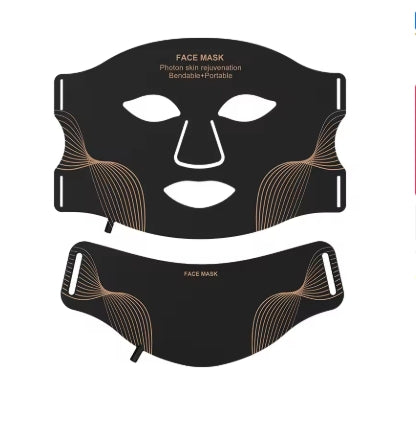 LED Light Therapy Face & Neck Mask – Photon Skin Rejuvenation Device