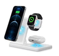 4-in-1 Wireless Charging Station – 18W Fast Charge for iPhone, Apple Watch, AirPods & Samsung