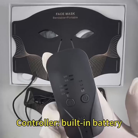 LED Light Therapy Face & Neck Mask – Photon Skin Rejuvenation Device